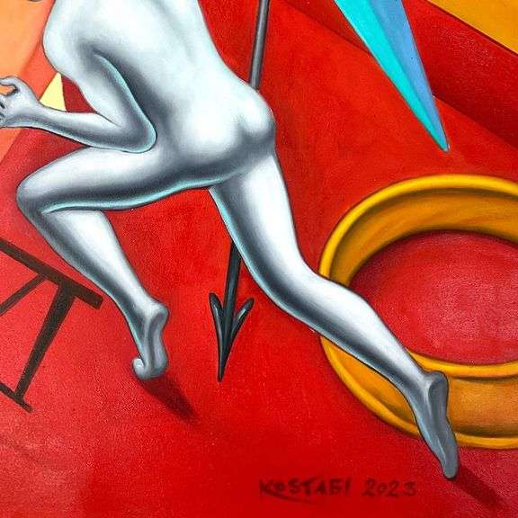 "Planning The Revolution" by Mark Kostabi