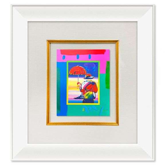 "Umbrella Man on Blends" by Peter Max