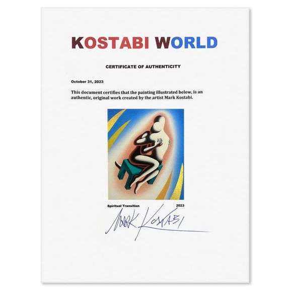 "Spiritual Transition" by Mark Kostabi