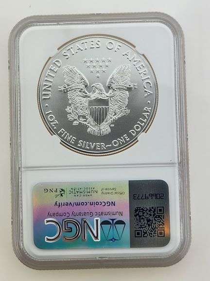 2018 American Silver Eagle, NGC MS69
