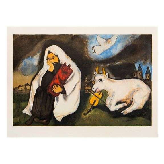 "Loneliness" by Marc Chagall (1887-1985)