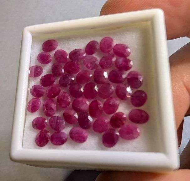 Rare heated only 11.70ct Ruby set from Madagascar