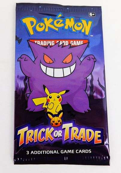 10 Sealed Packs of Pokémon Trick or Trade Cards