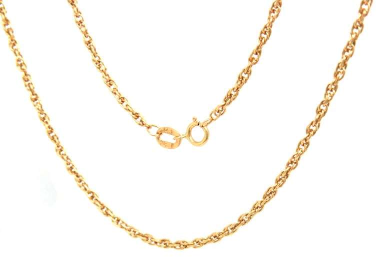 Lacy 18K YG Rope Variation Necklace