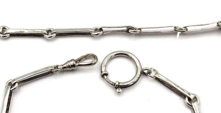 925 Sterling silver fancy link chain necklace