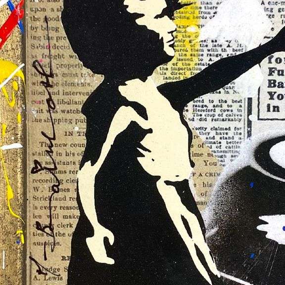 "Balloon Girl" by Mr. Brainwash