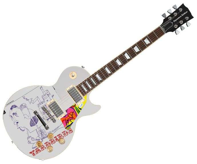 Yardbirds Jim McCarty Signed Roger The Engineer LP Cd Graphics Guitar ACOA
