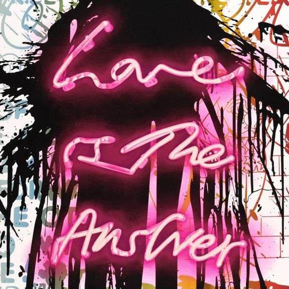 "Love is the Answer" by Mr. Brainwash