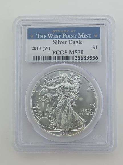 2013-(W) American Silver Eagle, PCGS MS70