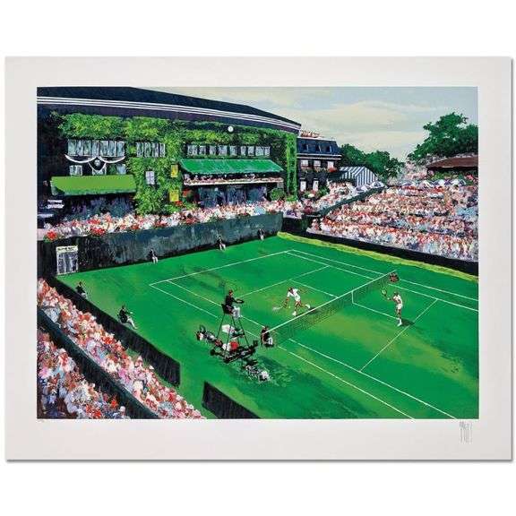 "Wimbledon Afternoon" by Mark King (1931-2014)