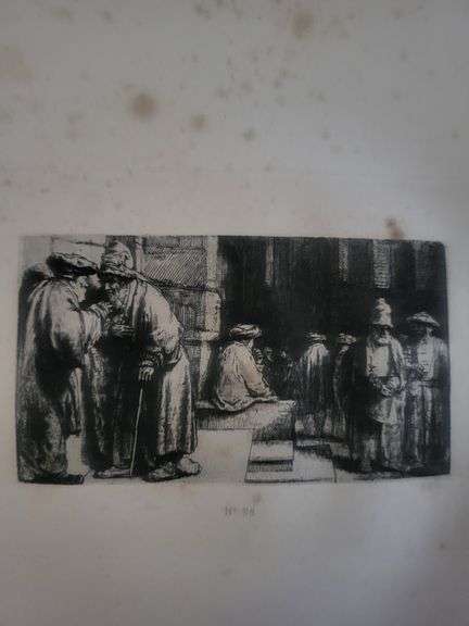 Collection of 15 Very Rare Etchings After Rembrandt (c. 1880)