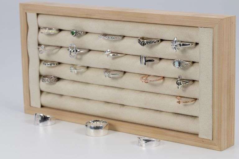 .925 Sterling Silver Curated Ring Set Lot of 20 Rings