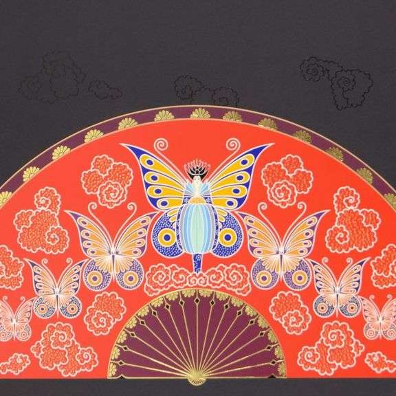 "Madame Butterfly" by Erte (1892-1990)
