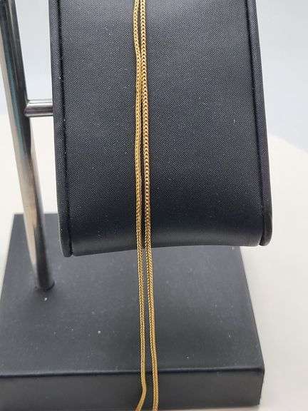 18k gold italian chain, size: 32,