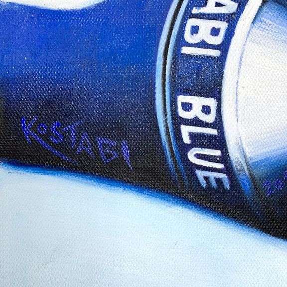 "A Blue Awakening" by Mark Kostabi