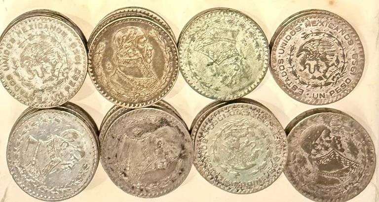 28 Mexico Morelos Silver Un Pesos