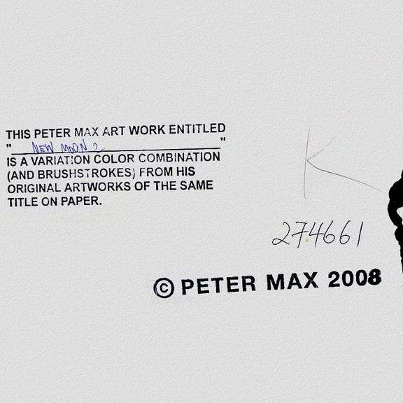 "New Moon 2" by Peter Max