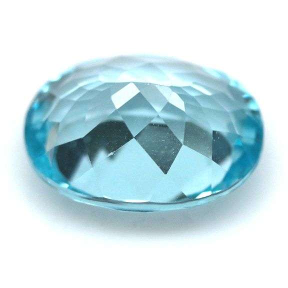 Full sparkle! 15.10ct vivid Swiss blue Topaz