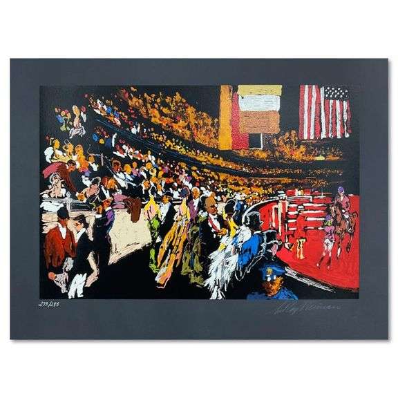 "International Horse Show" by LeRoy Neiman (1921-2012)