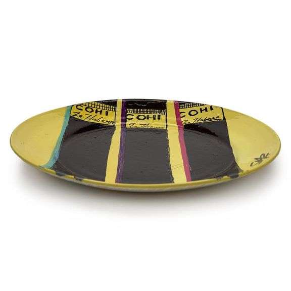 "COHIBA" by Steve Kaufman (1960-2010)