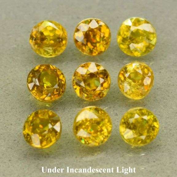 Collectors 2.80ct rich burnished gold Sphene set