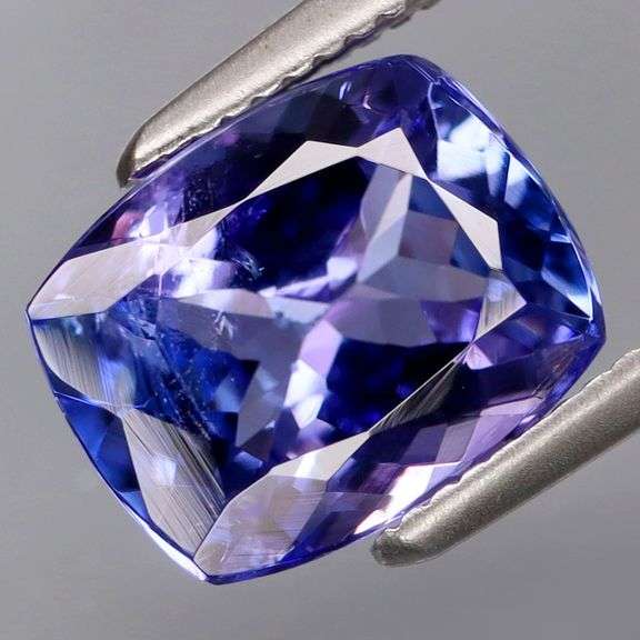 Vibrant color! Untreated! 2.12ct violet blue Tanzanite!