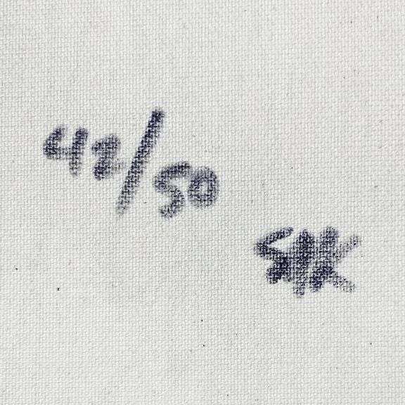 "Woodstock Ticket" by Steve Kaufman (1960-2010)