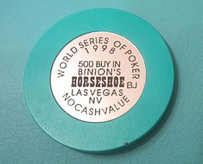 RARE 1998 WORLD SERIES OF POKER BUY IN CHIP