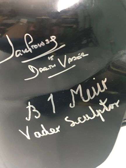 Dave Prowse James Earl Jones David Muir Signed Star Wars Darth Vader Helmet