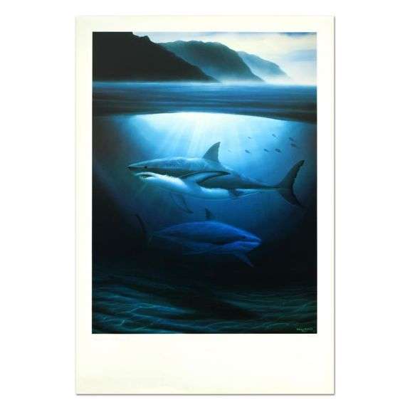 "Great White Sharks" by Wyland