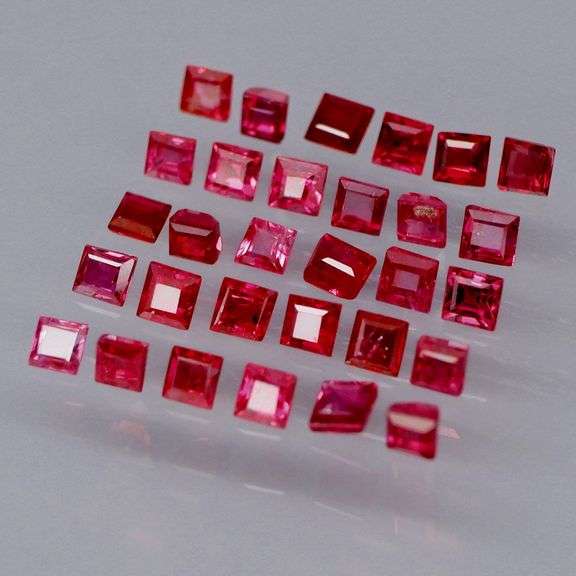Top blood red! VS to SI clarity! Heated only 2.13ct Ruby set!!!