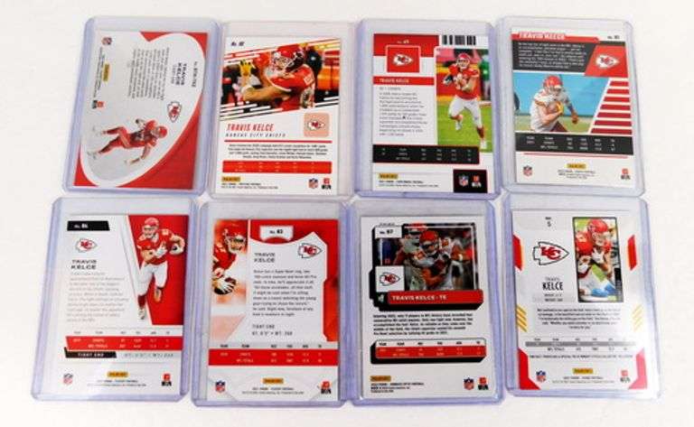 8 Travis Kelce Football Cards