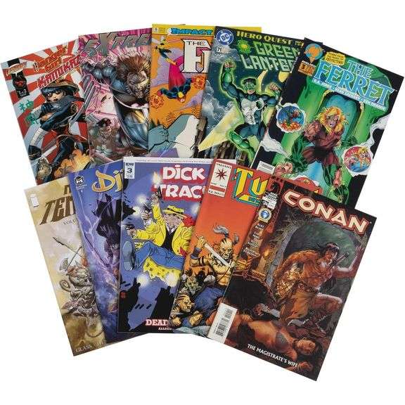 Assorted Comic Book Collection Lot of 10 Mixed