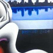 "Euphoria in Bloom" by Mark Kostabi