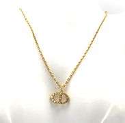 Dior petit CD Duo pendant on chain