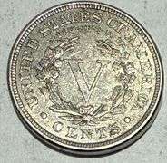1883 Cents Near Unc V Nickel