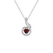Beautiful Dancing Natural Genuine Garnet pendant