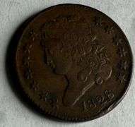 1828 13 Stars Half Cent