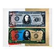 "500 and 1000 Dollar Bills" by Steve Kaufman (1960-2010)