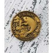 Lucky Koi Fish Coin Prosperity and Good Fortune