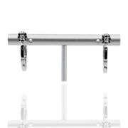 18K(750) Solid White Gold Natural Diamond Hoop Earrings