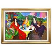 "Spring Afternoon" by Itzchak Tarkay (1935-2012)