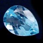 Full sparkle! 7.20ct vivid baby blue Topaz!