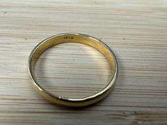 10k 3mm Yellow Gold Wedding Band Size 10