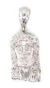 925 Sterling silver religious Jesus head pendant