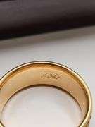 Very fine 18k gold hand made band, 6.0gr, size: 8.5