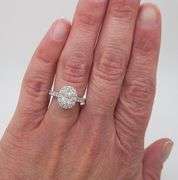 Neil Lane Oval Diamond Halo Ring