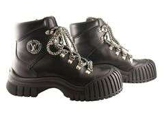 Louis Vuitton leather Combat boots