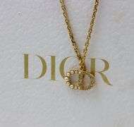 Dior petit CD Duo pendant on chain