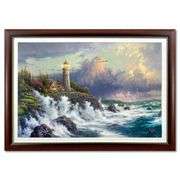 "Conquering the Storms" by Thomas Kinkade (1958-2012)